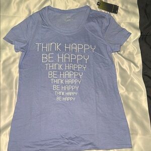 Tek Gear Women's Light Blue Motivational Tee